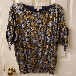 Michael Kors Star-Print Top Small Shirt